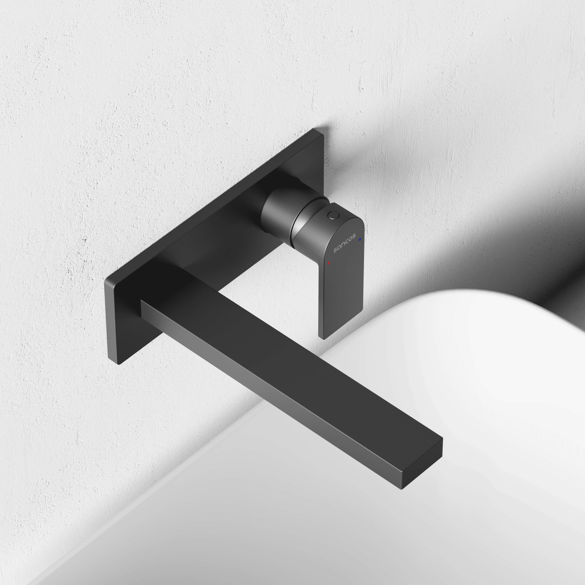 Смеситель для раковины Studio c внутренней частью, вороненая сталь SC9017GG