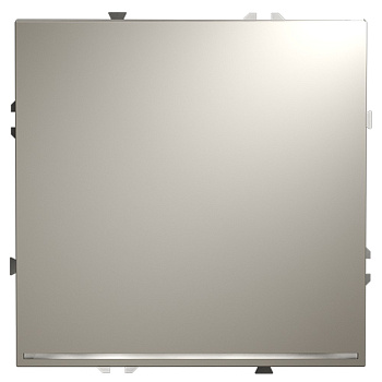 Проходной переключатель встраиваемый VOLTUM S70 одноклавишный с подсветкой 10А, (кашемир)