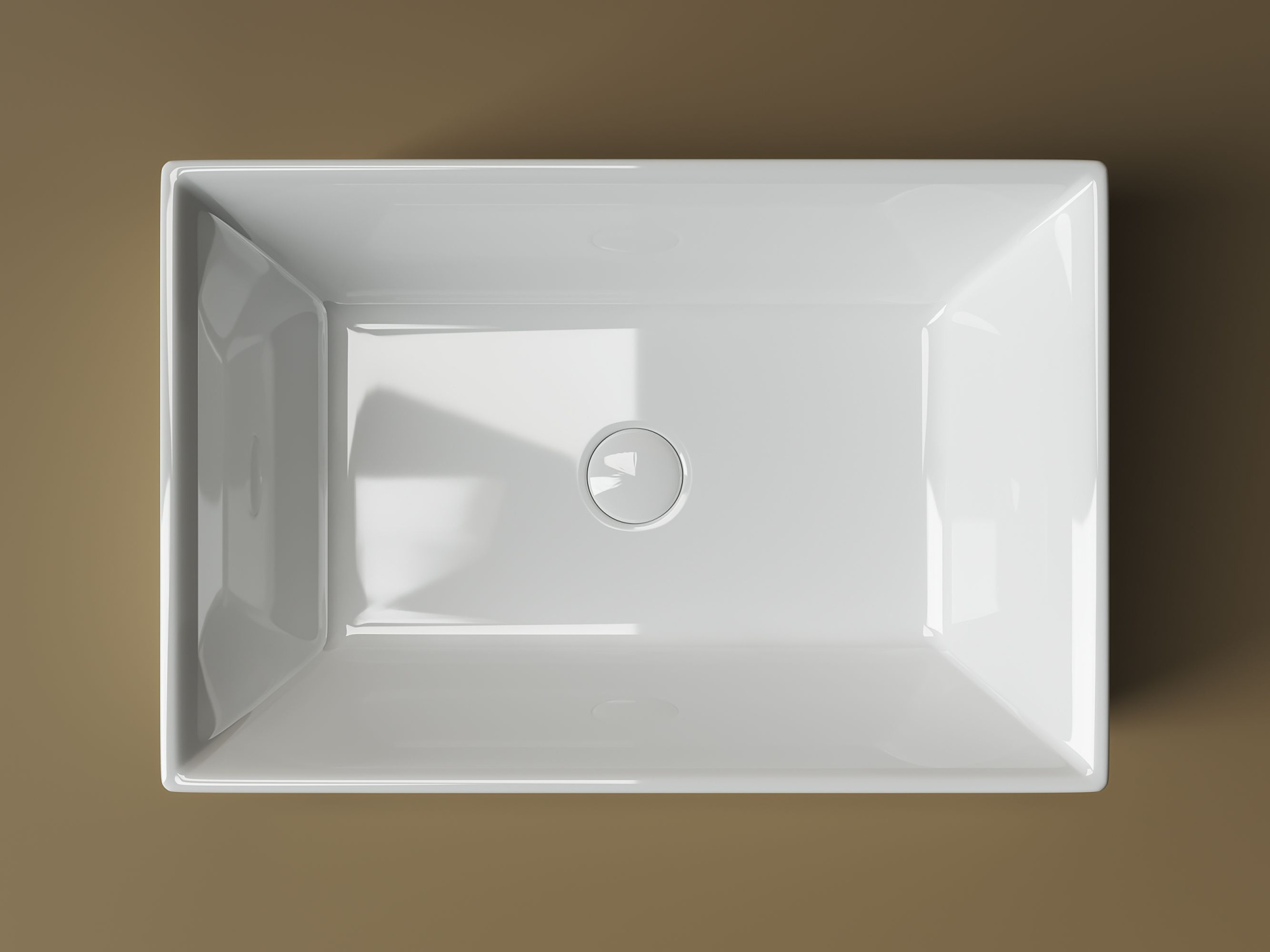 Умывальник чаша накладная прямоугольная CN5013