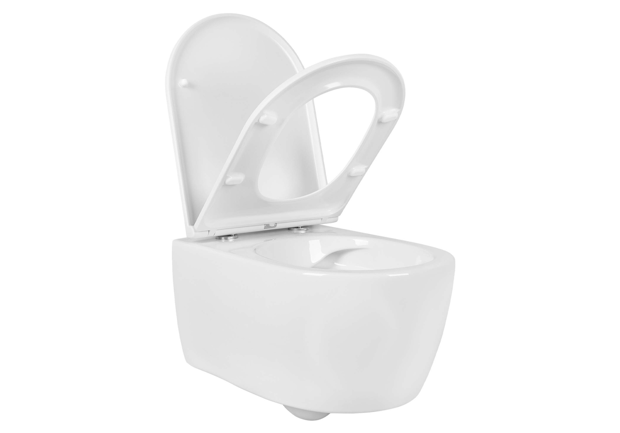 Унитаз подвесной безободковый Aquatek ЕВРОПА NEWAQ1106L-00 525*360*260 с сиденьем Soft Close