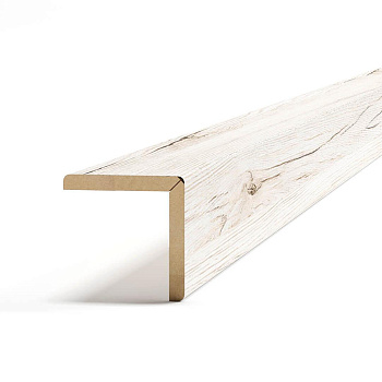 Угол универсальный МДФ STELLA 2700*24*24 Дуб Санремо Белый