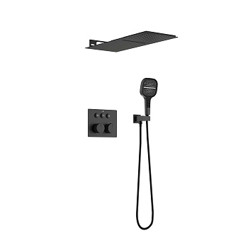 Душевая система Vincea VSFW-401TMB встраиваемая в стену цвет черный