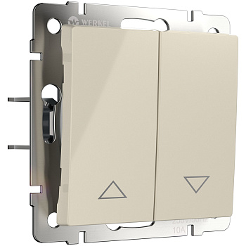 Выключатель жалюзи (слоновая кость) Werkel