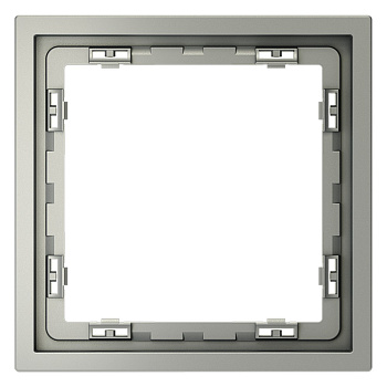 Рамка пластиковая VOLTUM S70 на 1 пост, (сталь)