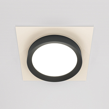 Встраиваемый светильник Maytoni Hoop GX53 1x12Вт DL086-GX53-SQ-WB