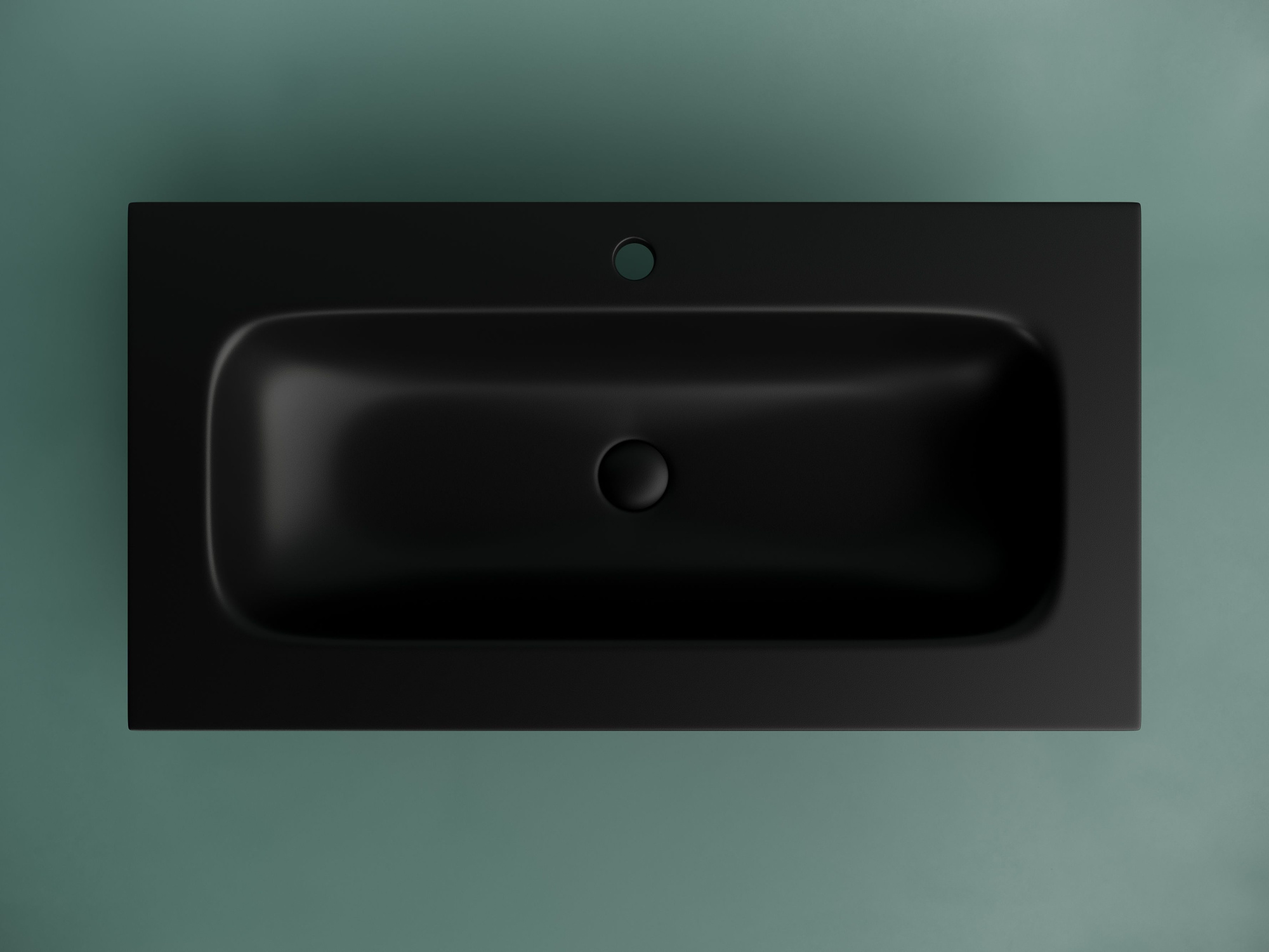 Раковина накладная мебельная Grace прямоугольная с отверстием под смеситель CN7019MB