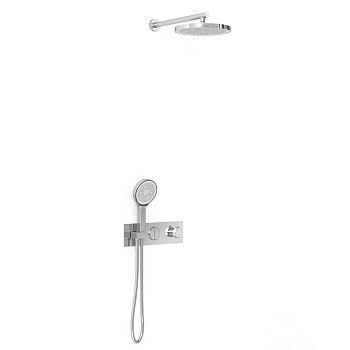 Душевая система Vincea VSFW-422T2CH встраиваемая в стену цвет хром