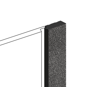 Финишный молдинг LF124B S387K HIWOOD
