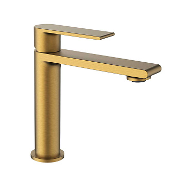 Смеситель Vincea Vogue VBF-1V1BG на раковину брашированное золото