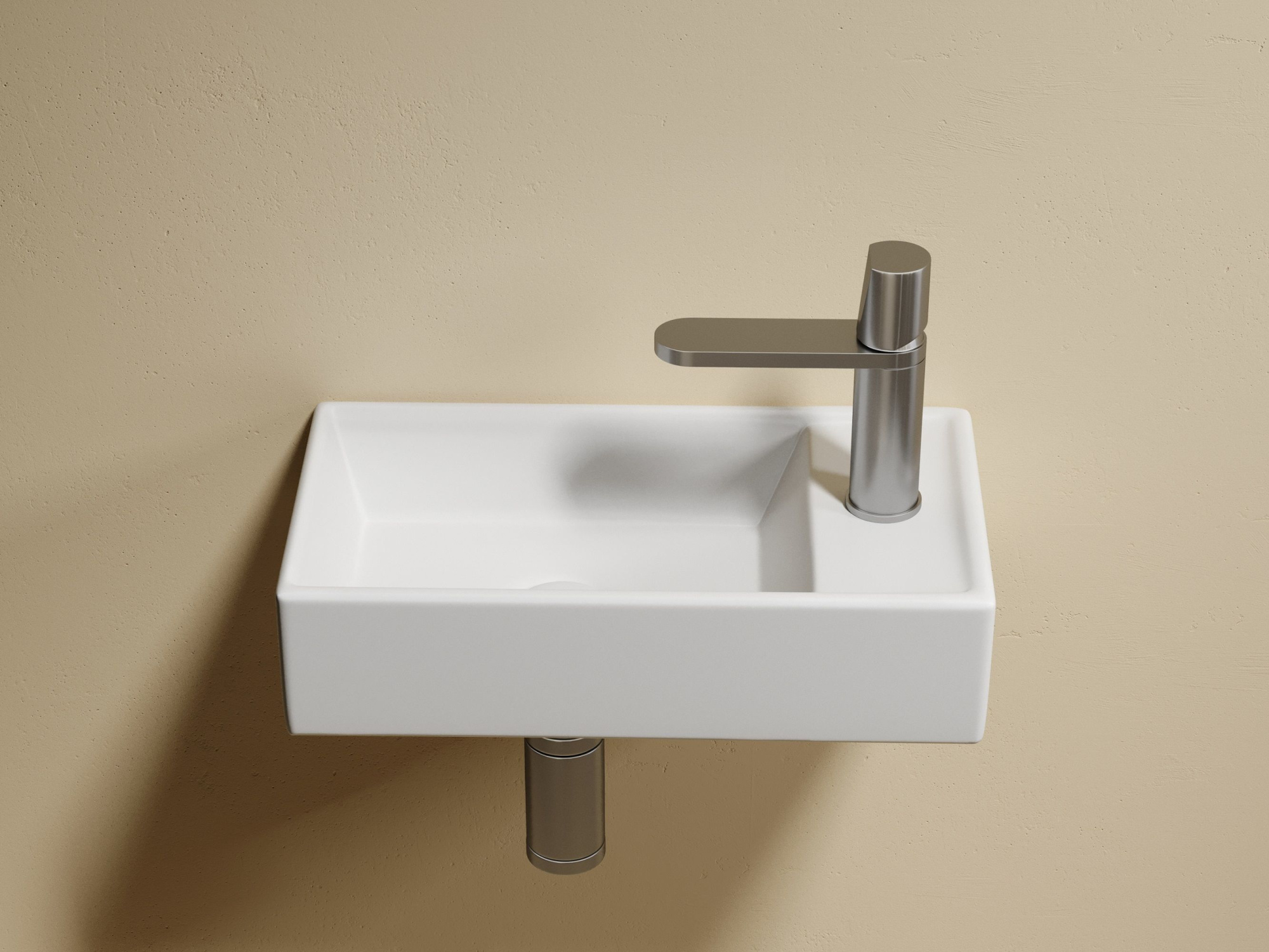 Умывальник подвесной прямоугольный CN6051LMW