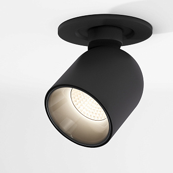 Светильник встраиваемый поворотный светодиодный Spot 7W 4000K черный Elektrostandard 25093/LED