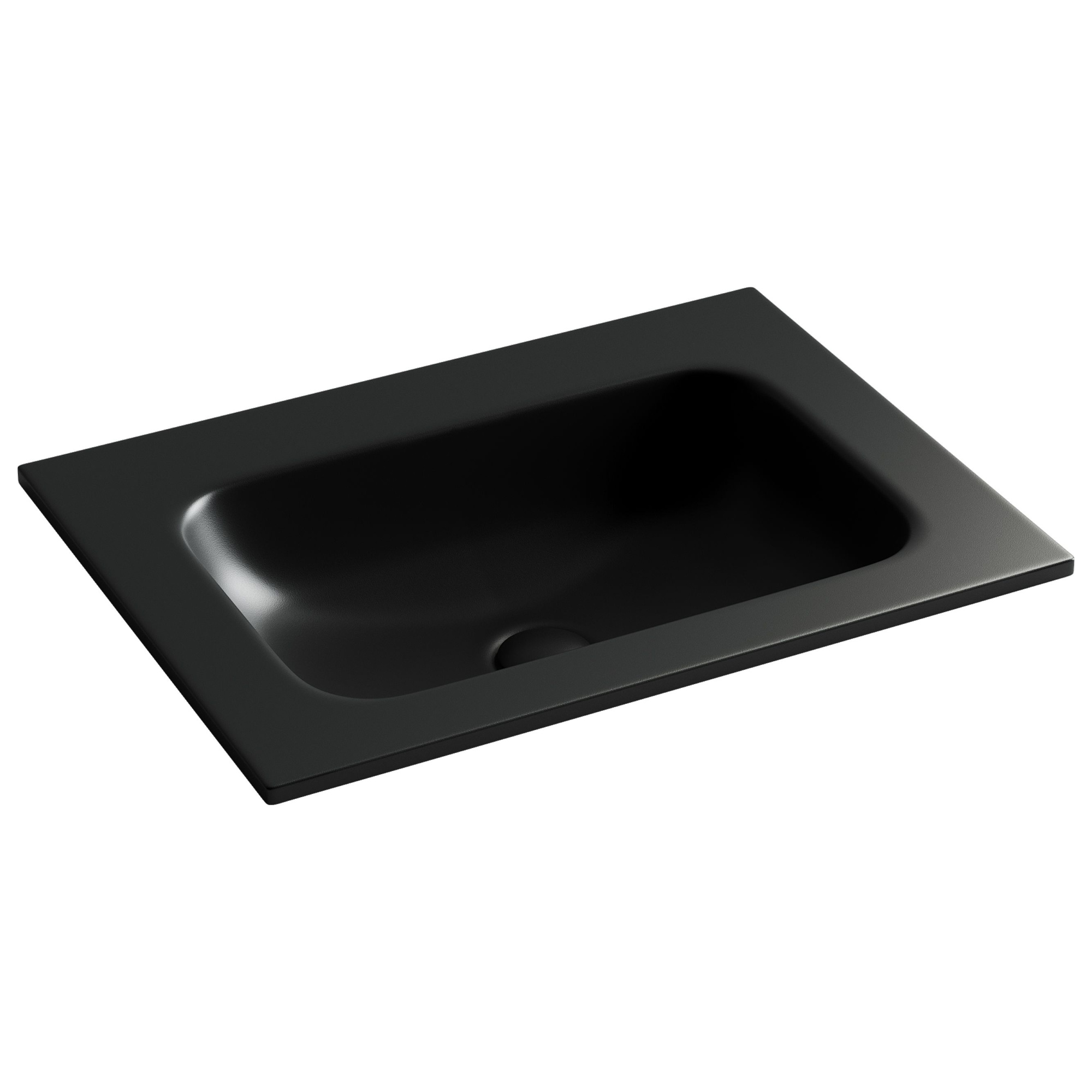 Раковина накладная Grace прямоугольная, без отверстия под смеситель CN7011MBwx