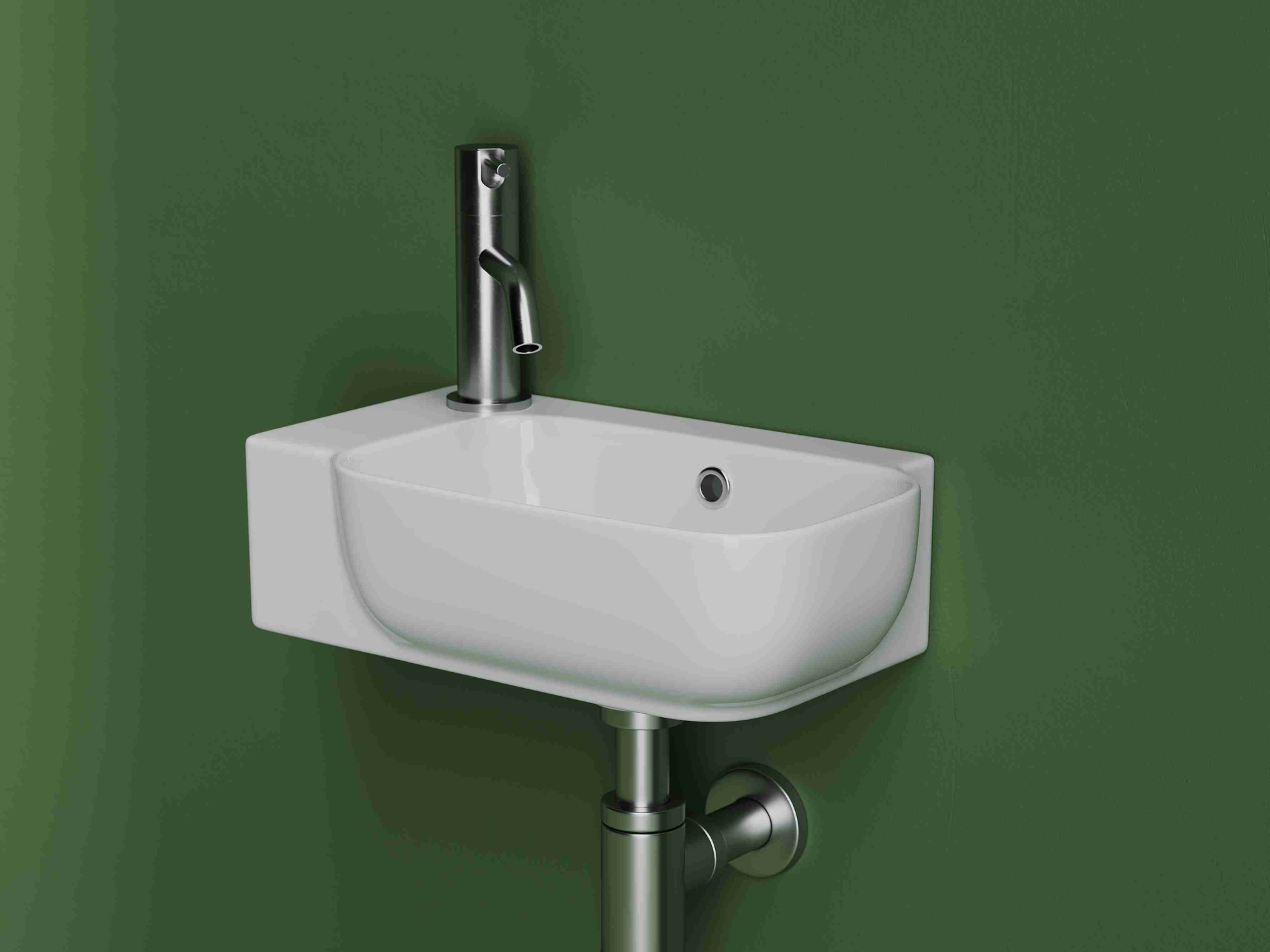 Рукомойник подвесной прямоугольный CN6074R