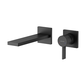 Смеситель для раковины Linn c внутренней частью, черный матовый SC9021MB