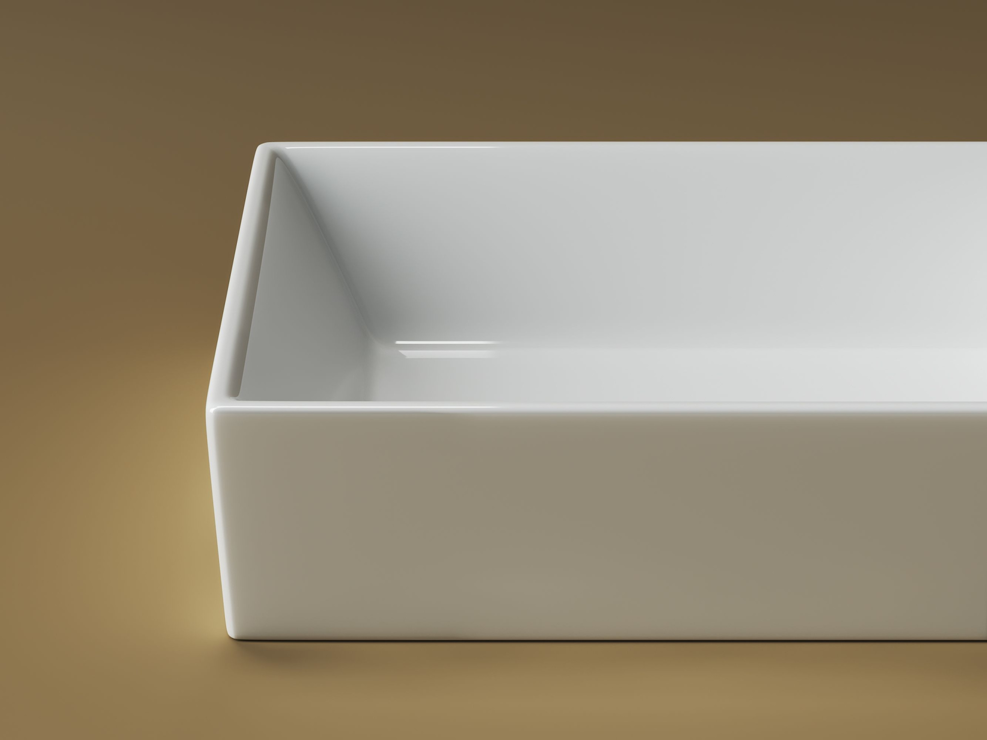 Умывальник чаша накладная прямоугольная CN5013