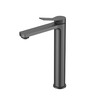 Смеситель Vincea Arco VBF-4AR02GM на столешницу вороненая сталь