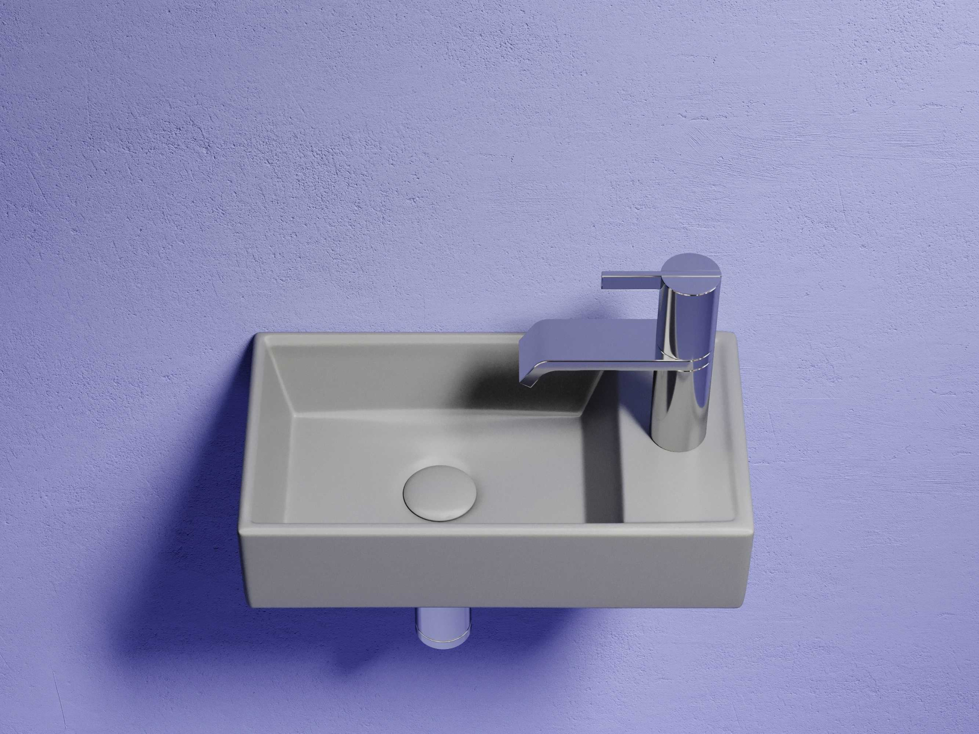 Умывальник подвесной прямоугольный CN6051LMH