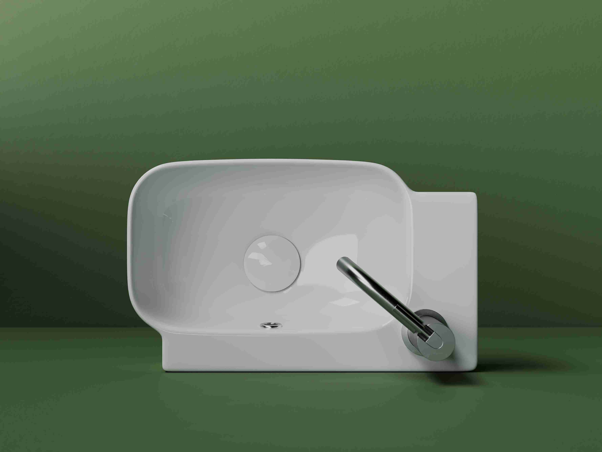 Рукомойник подвесной прямоугольный CN6074R