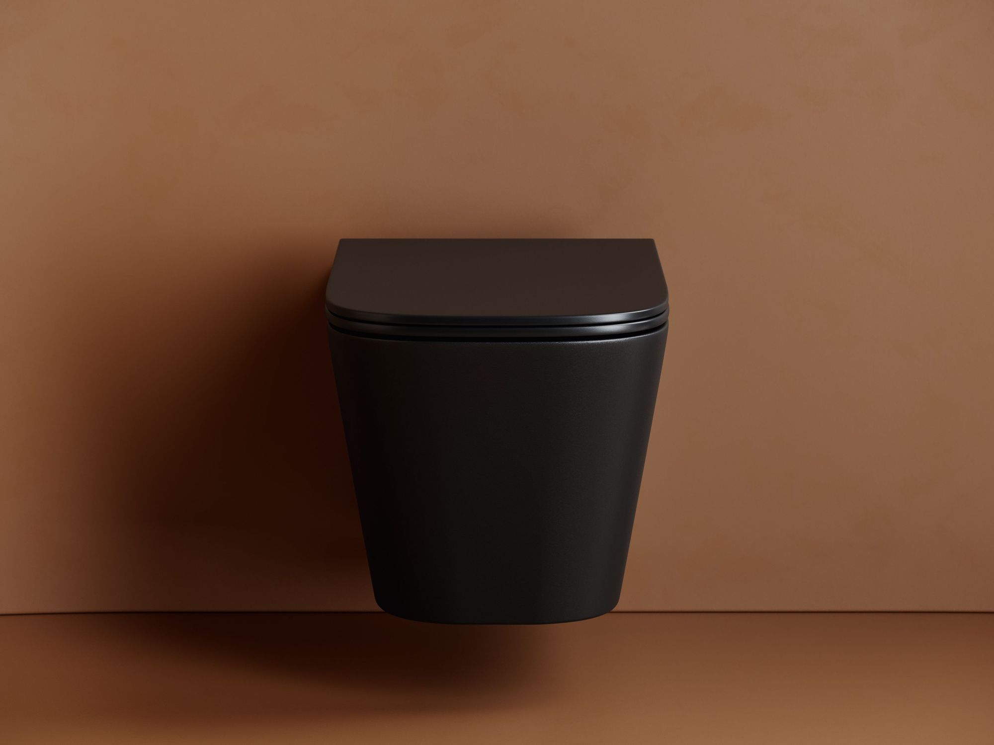 Подвесной унитаз Union безободковый, смыв торнадо CN4009TMB