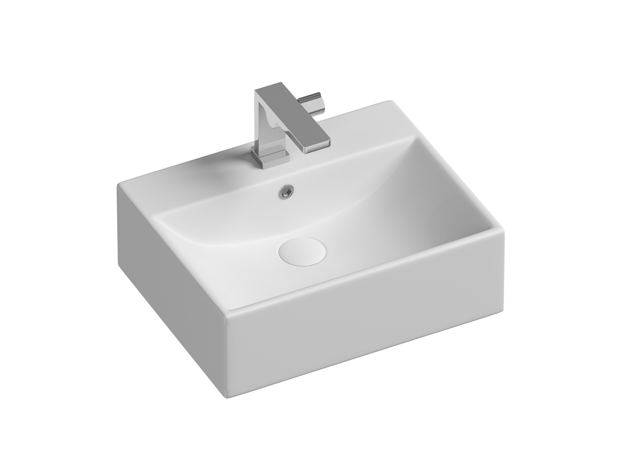 Умывальник чаша накладная прямоугольная CN6040