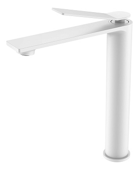 Смеситель Vincea Verse VBF-2VE2MW на столешницу/на раковину белый матовый