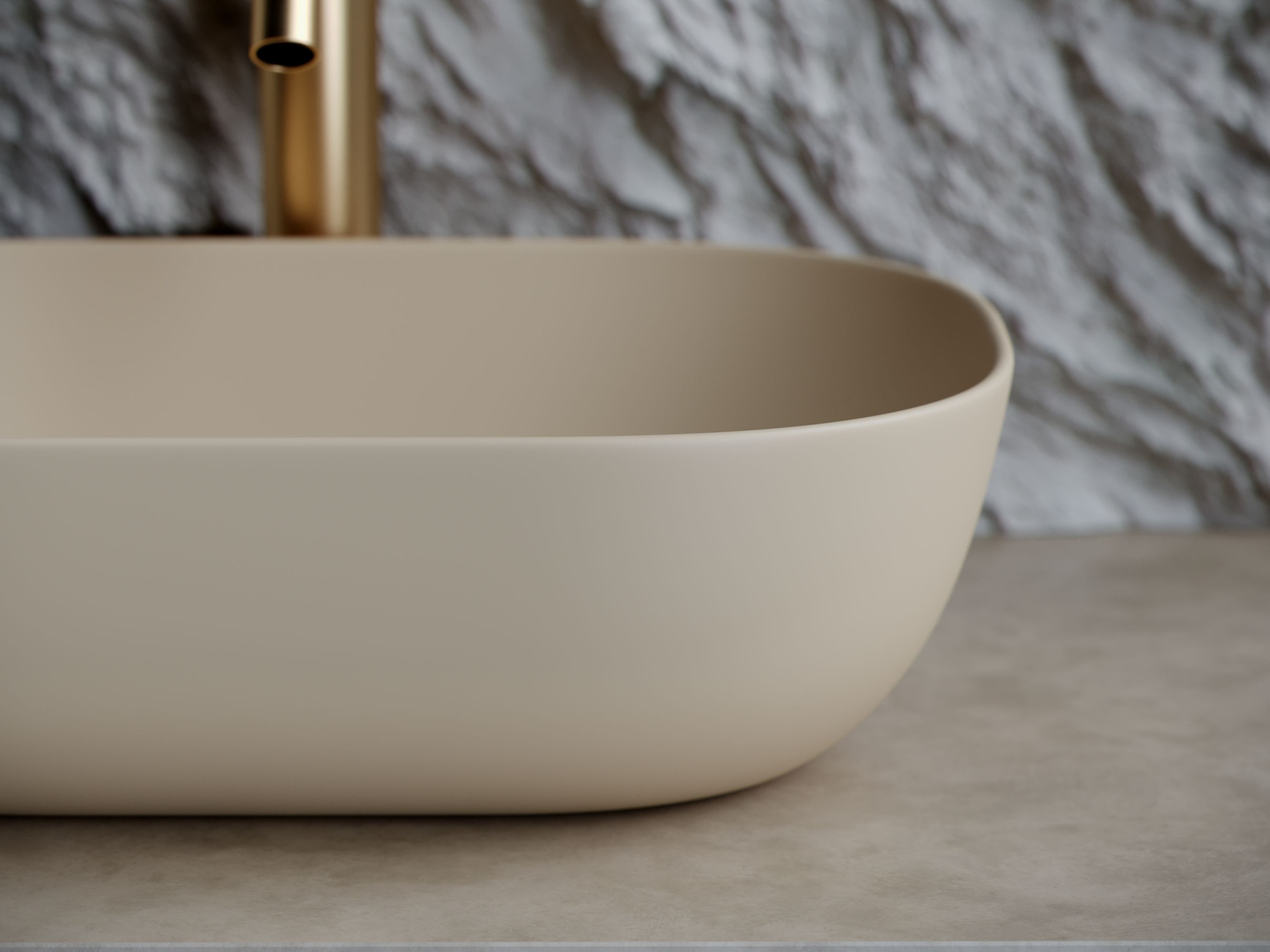 Умывальник чаша накладная прямоугольная CN6009MC