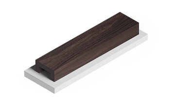 Декоративная рейка LB40 BR395 HIWOOD