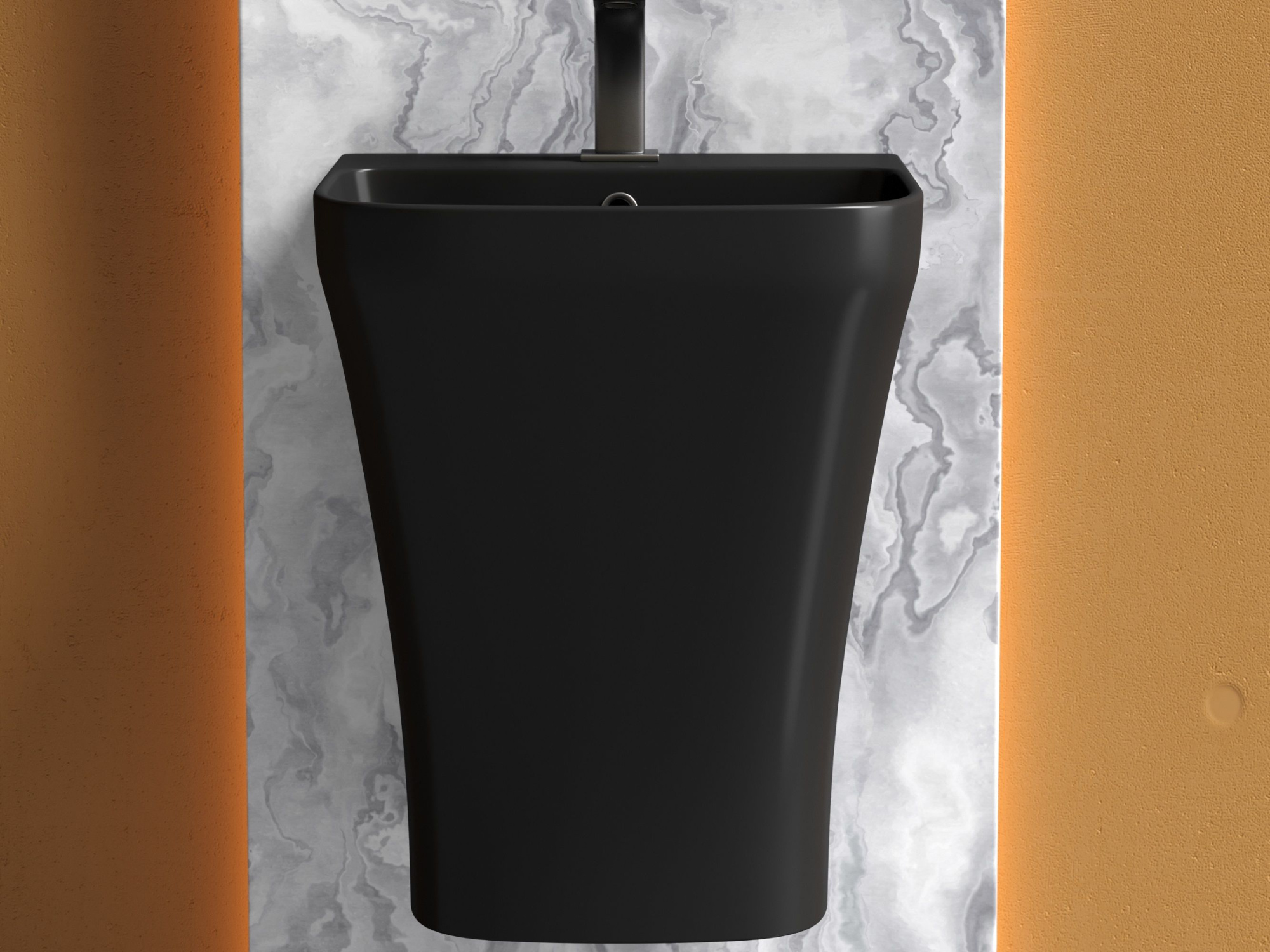 Раковина моноблок подвесная DION CN6067MB