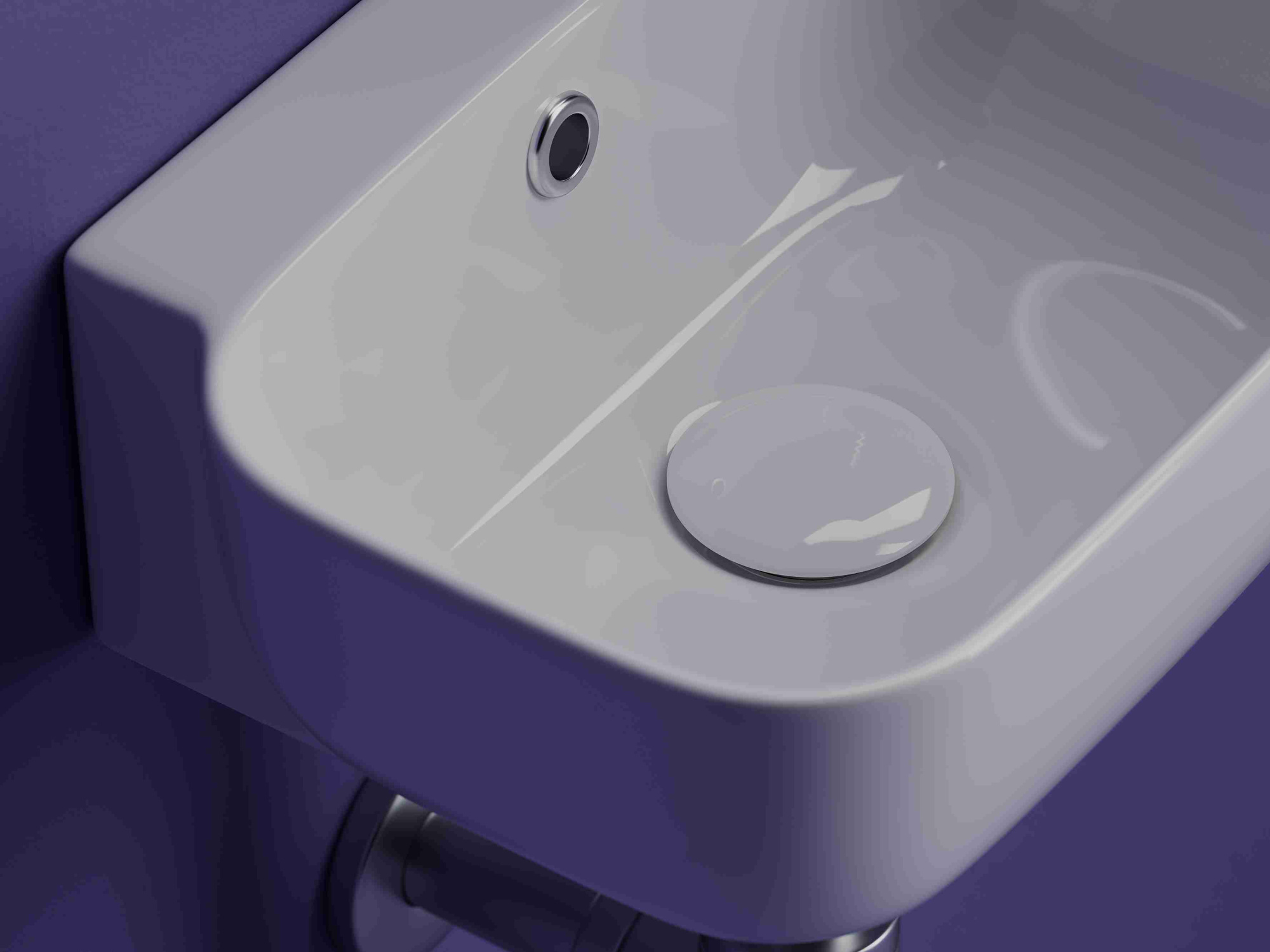 Рукомойник подвесной прямоугольный CN6074L