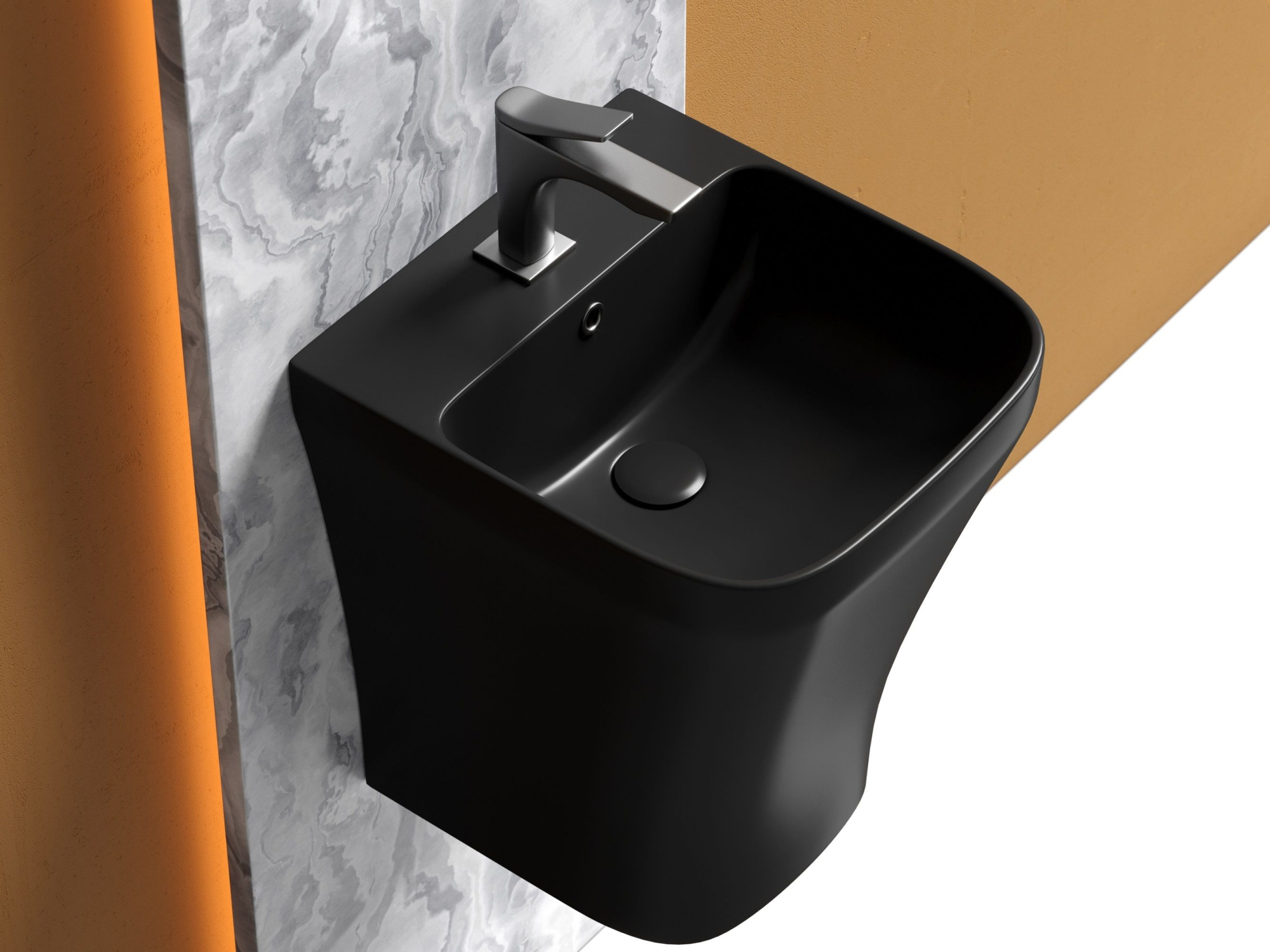 Раковина моноблок подвесная DION CN6067MB