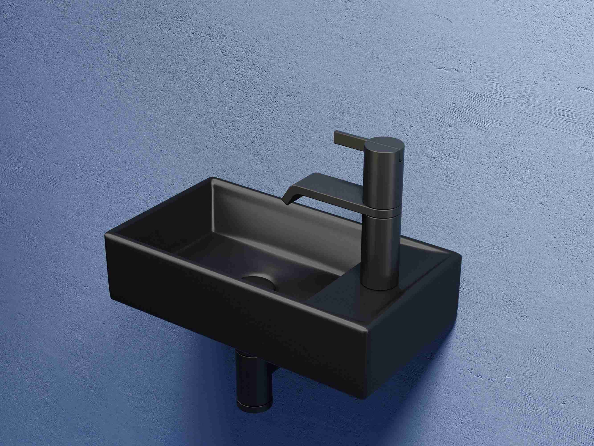 Умывальник подвесной прямоугольный CN6051LMB