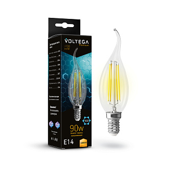 Светодиодная лампа Crystal Graphene Candle wind 9W 3000K E14