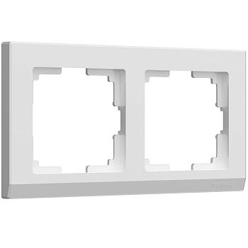 Рамка на 2 поста Stark (белый) Werkel