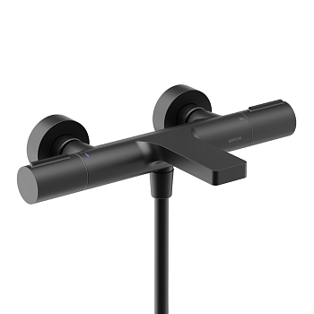 Термостатический смеситель для ванны с душем Etna, черный матовый SC9006MB