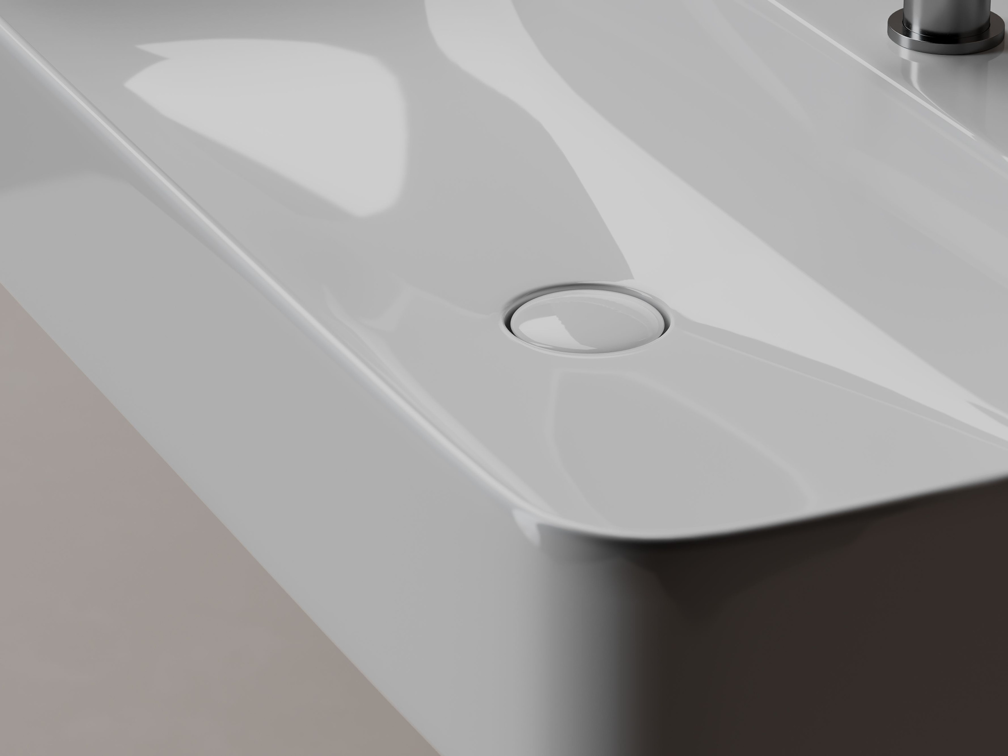 Умывальник с 1 отверстием для смесителя CN2006