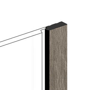 Финишный молдинг LF124B BR490K HIWOOD