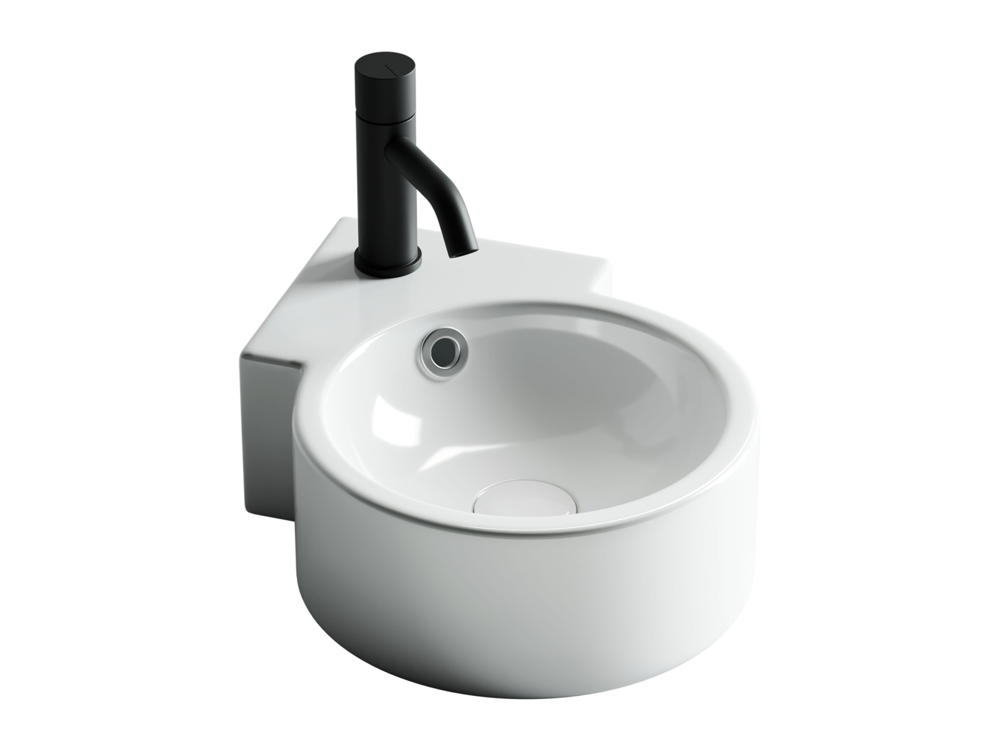 Умывальник подвесной угловой CN5019