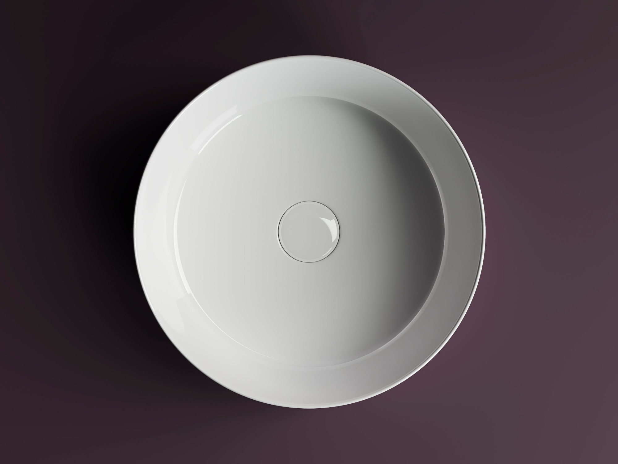 Умывальник чаша накладная круглая CN6032