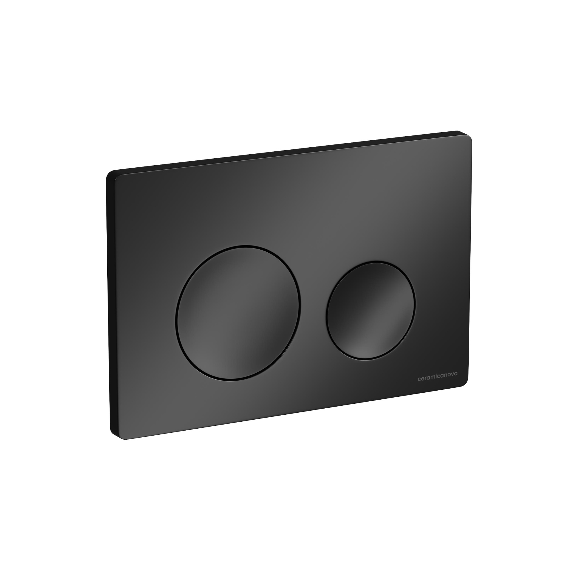 Кнопка смыва Balance, клавиши Circle, цвет черный матовый CN12-001MB