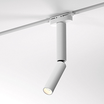 Basic System Трековый поворотный светильник 6W 4000K Pika белый