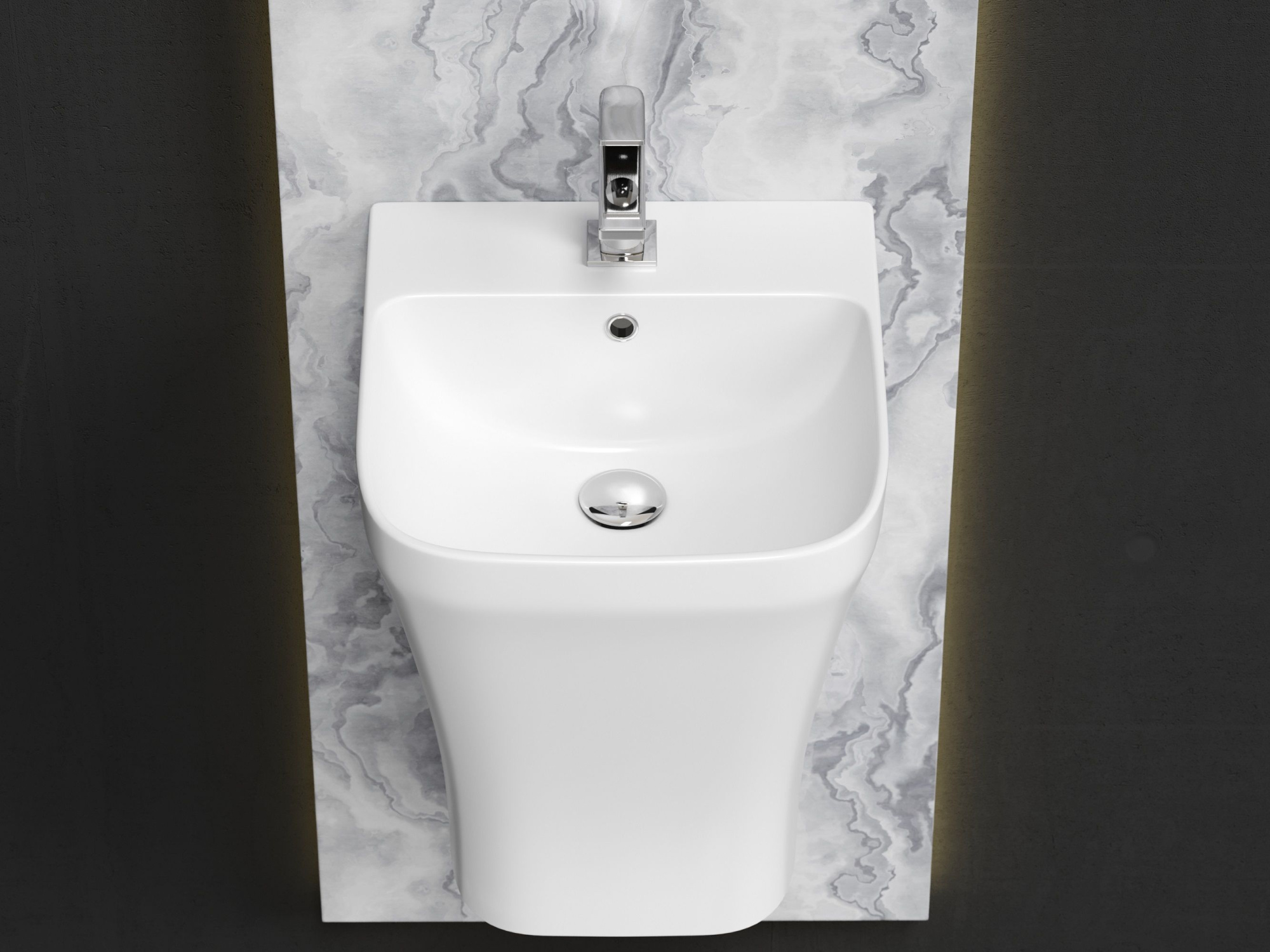 Раковина моноблок подвесная CN6067