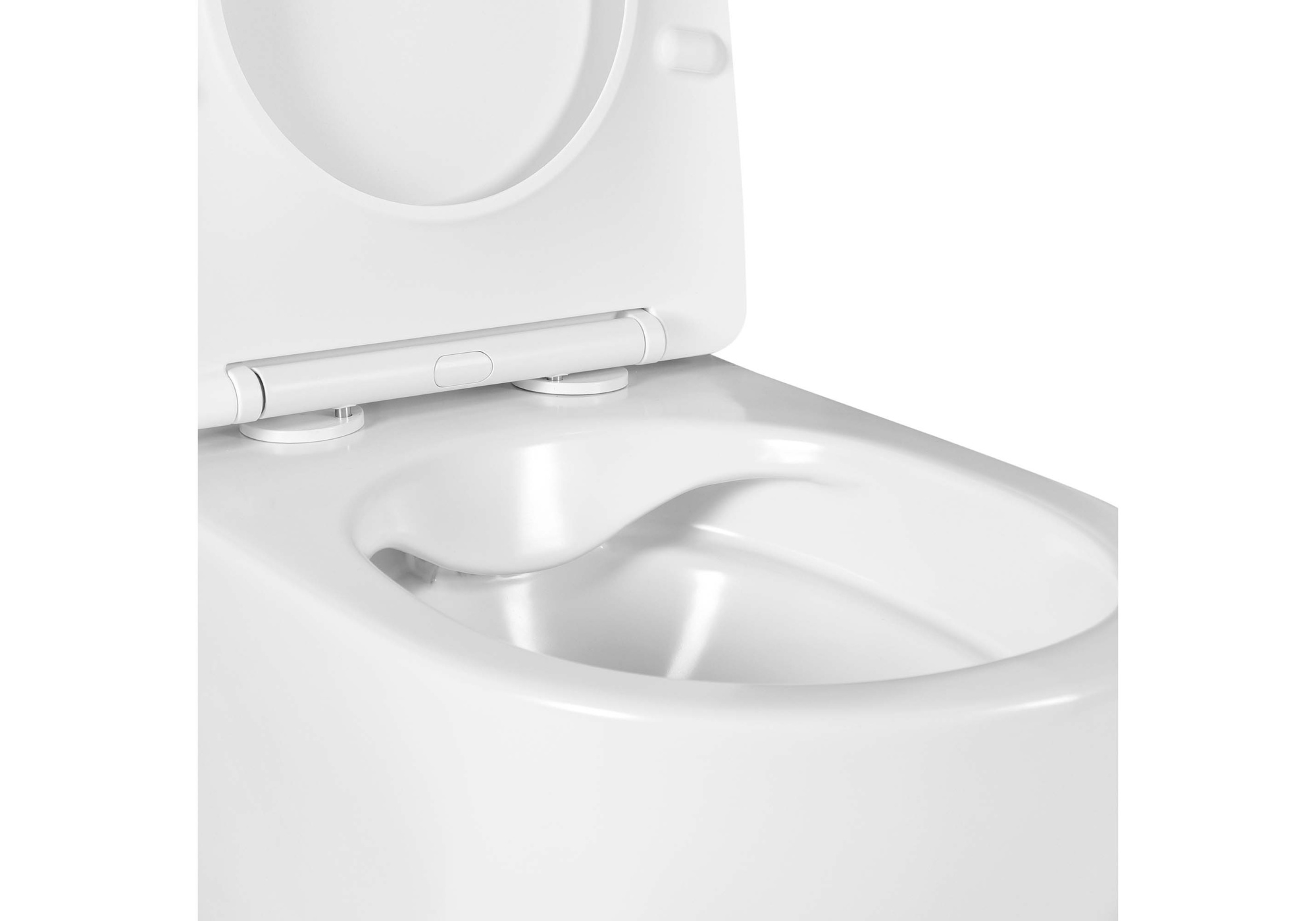 Унитаз подвесной безободковый Aquatek ЕВРОПА AQ1901-MW 525*360*320 с сиденьем Soft Close