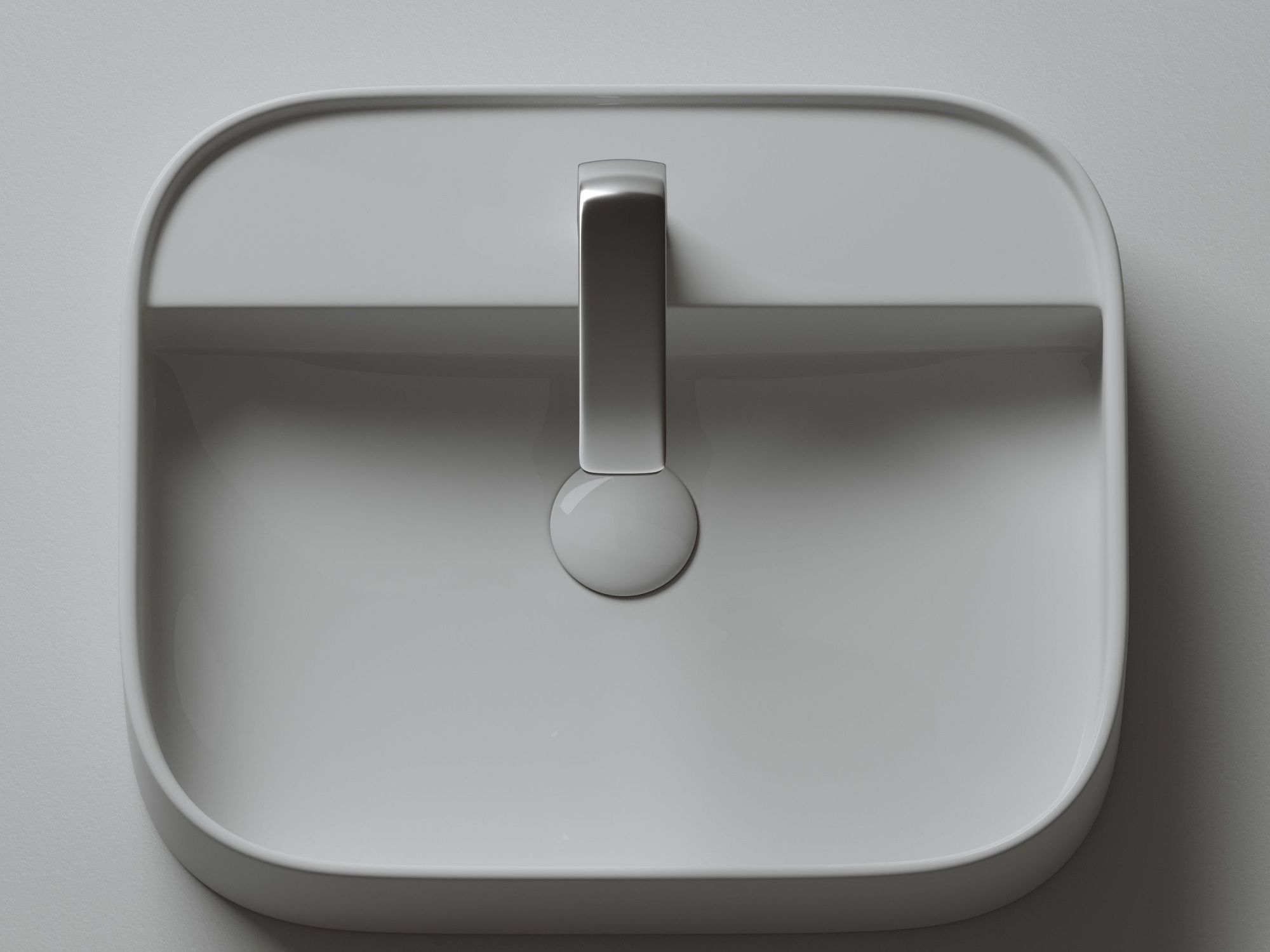 Умывальник чаша накладная прямоугольная CN6034