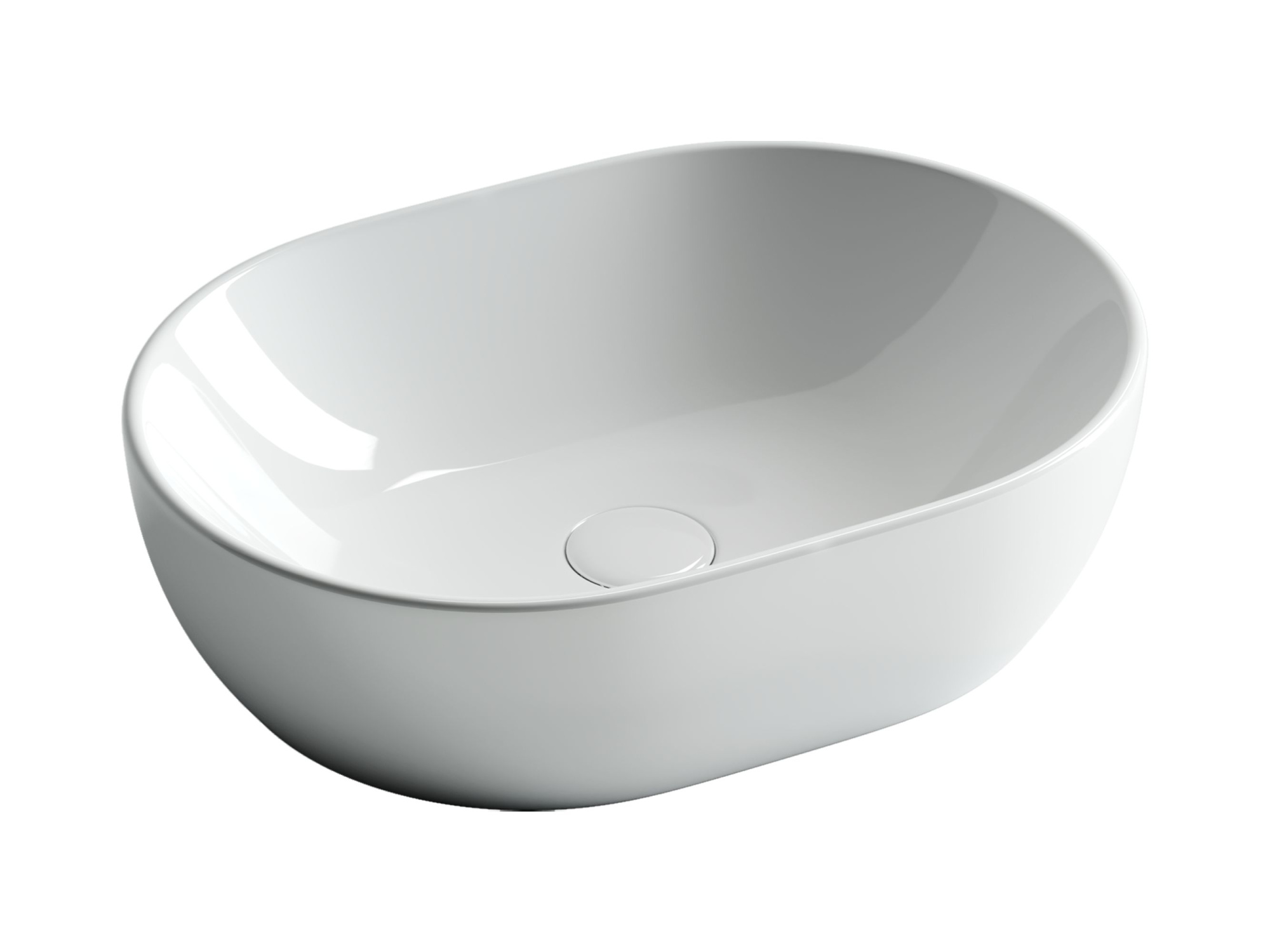 Умывальник чаша накладная овальная CN6019