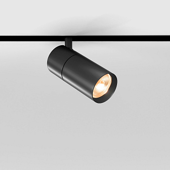 Slim Magnetic R01 Трековый поворотный светильник 6W 3000K черный