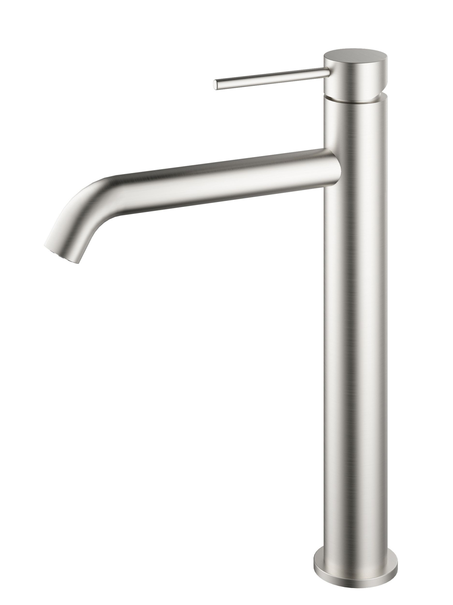 Смеситель Vincea City VBF-2C2BN на столешницу/на раковину сатин (брашированный никель)