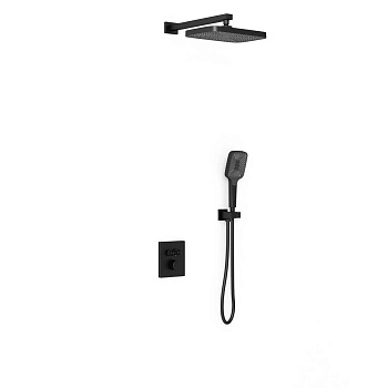 Душевая система Vincea VSFW-321MT1MB встраиваемая в стену цвет черный матовый