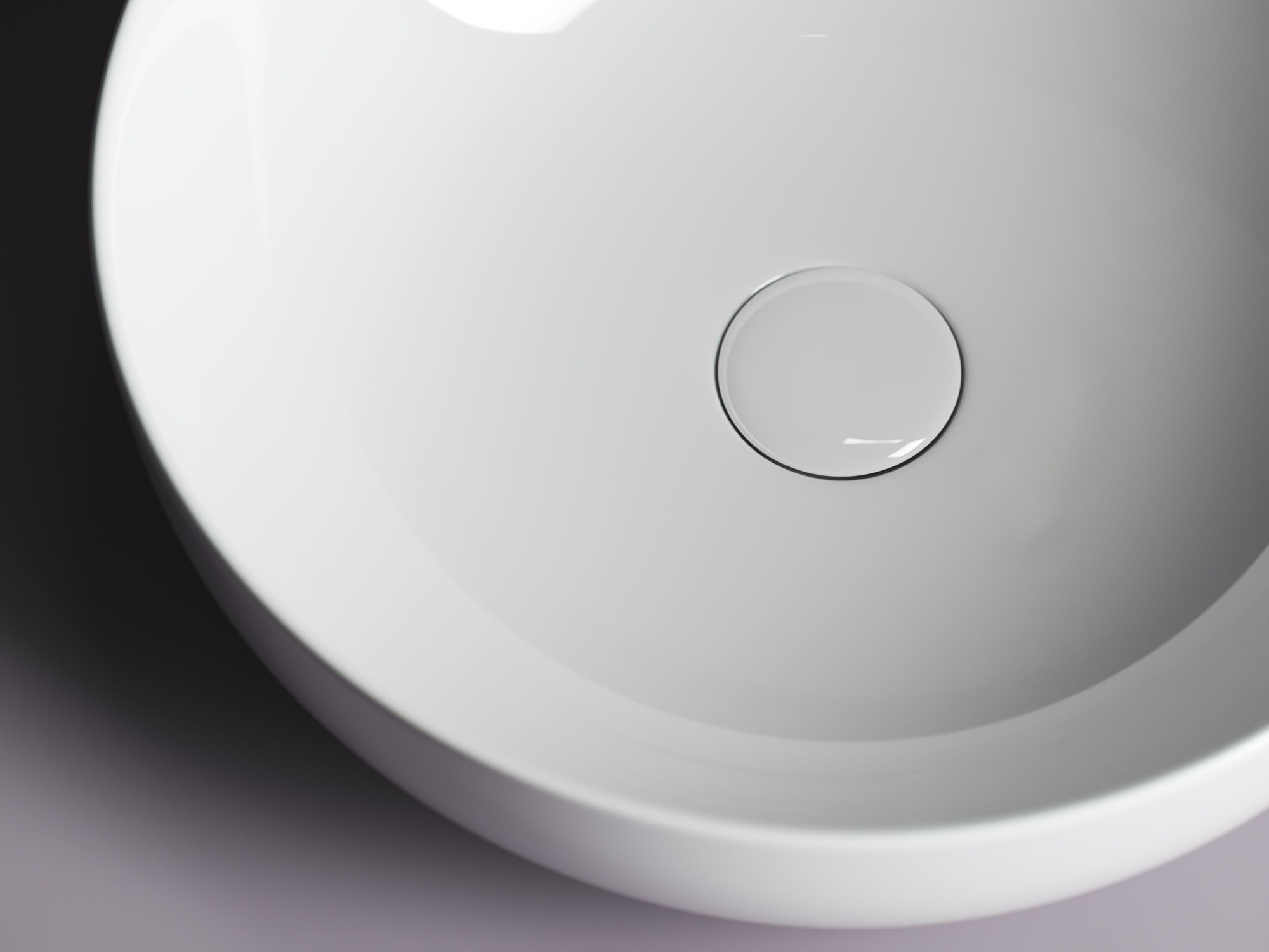 Умывальник чаша накладная круглая CN5024