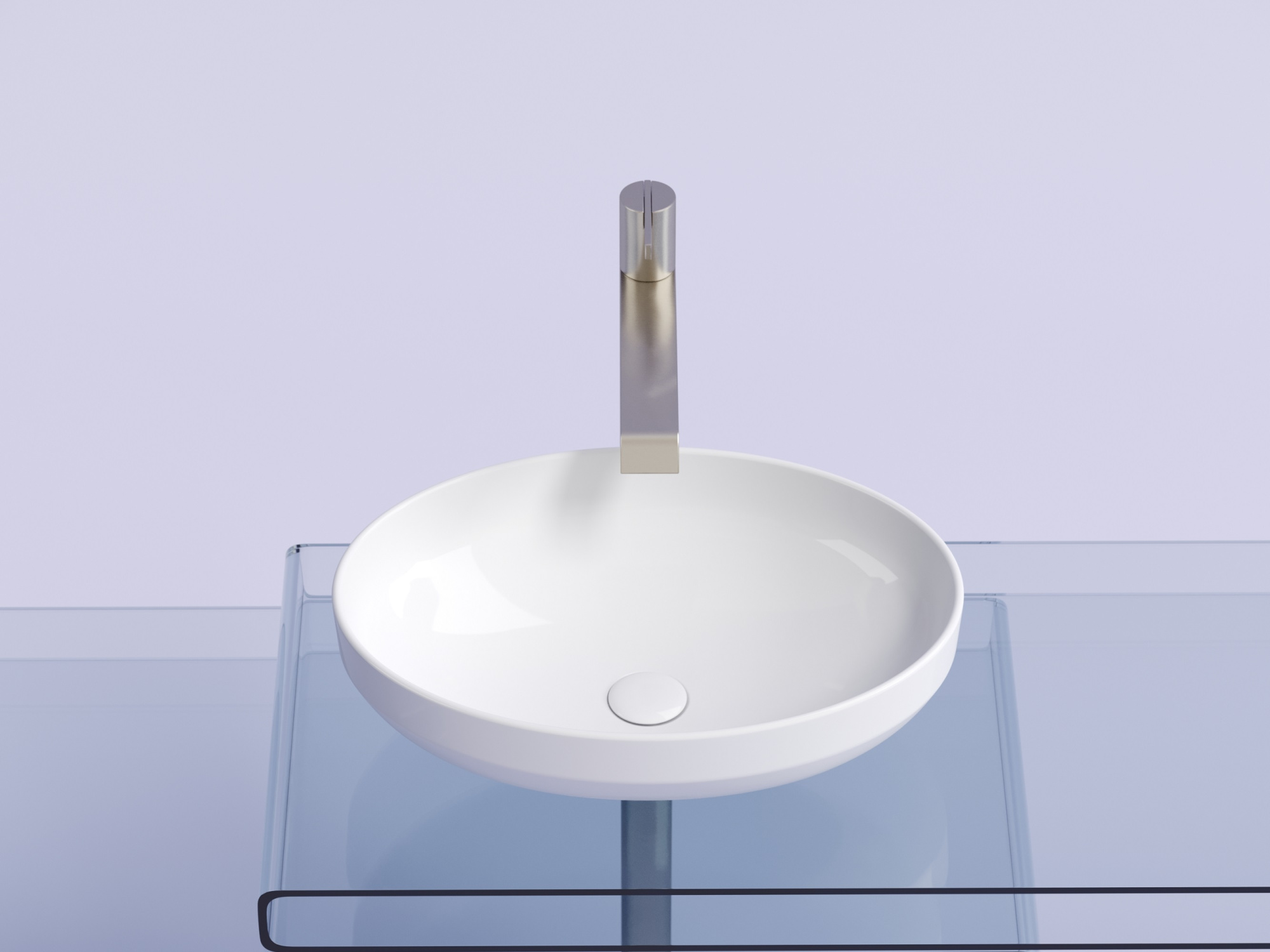 Умывальник чаша накладная овальная CN6056