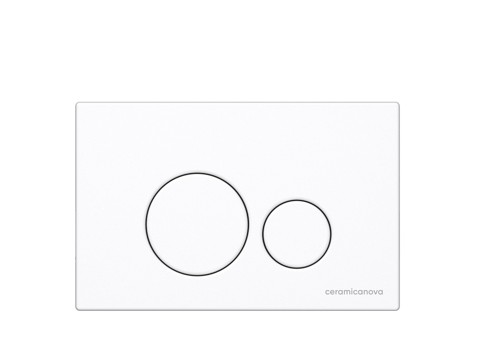 Система инсталляции для унитазов CERAMICANOVA Envision с кнопкой смыва Round цвет белый и креплениями CN1001W